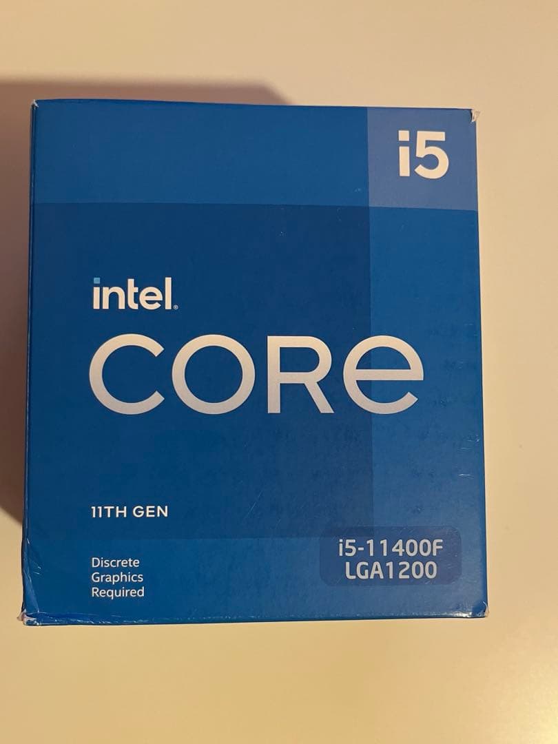 動作確認済み　Intel Core i5-11400f LGA 1200