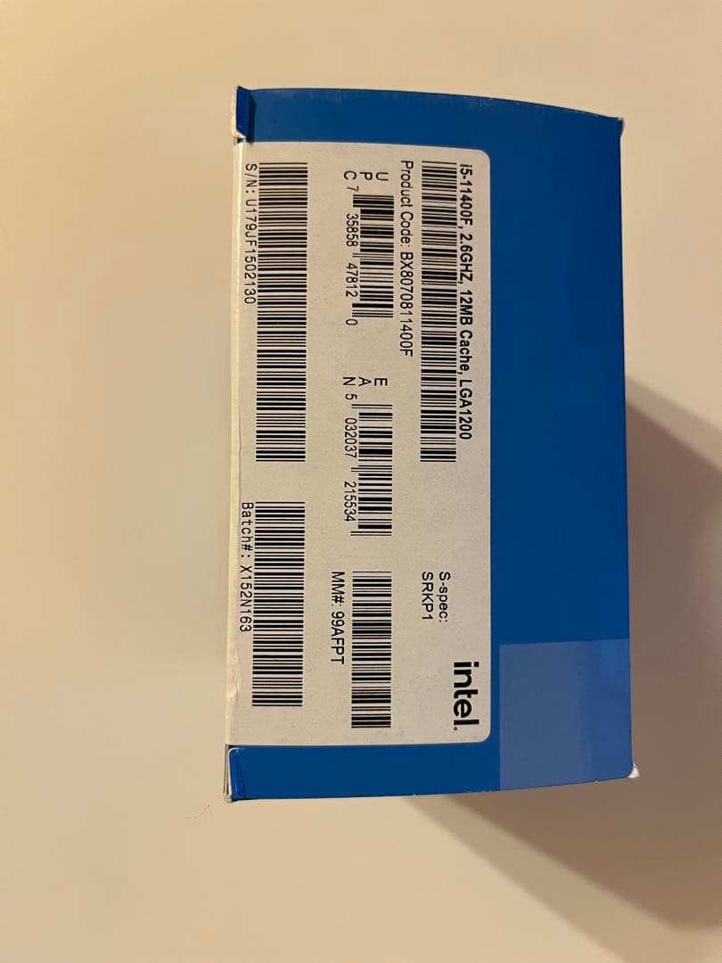 動作確認済み　Intel Core i5-11400f LGA 1200