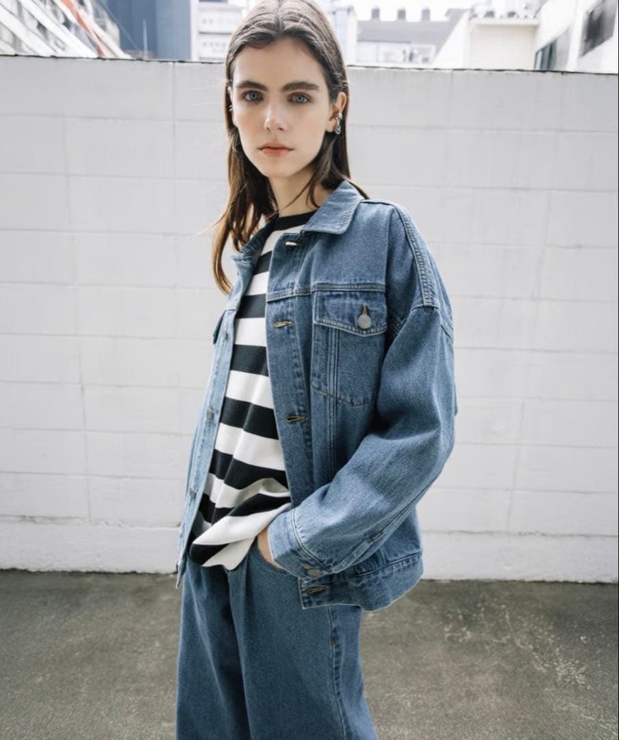 【値下げ】WCJ ソフトデニムジャケット ブルー 新品