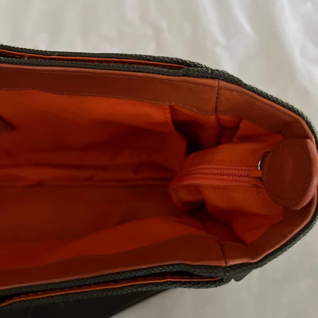 美品　ハンティングワールド　ビジネス　トートバック　オリーブ　専用保存袋あり