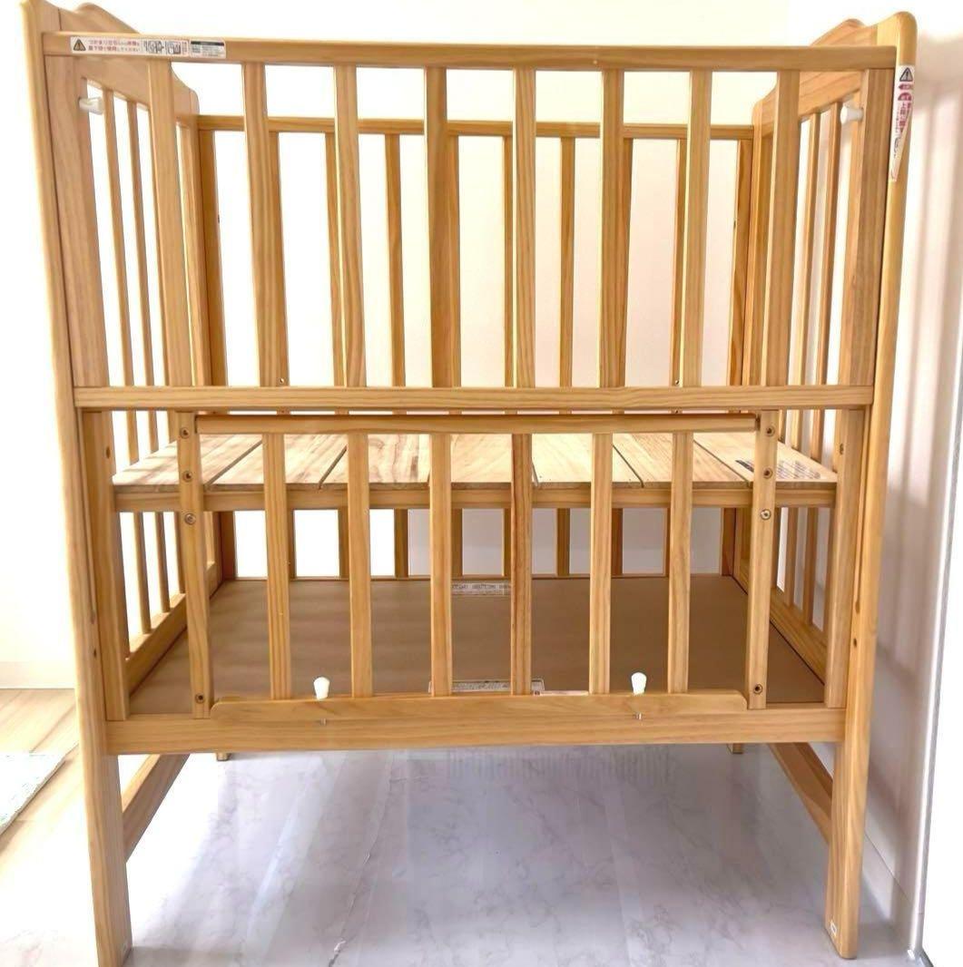 カトージ KATOJI ハイシート ミニベビーベッド （内寸：60×90cm）