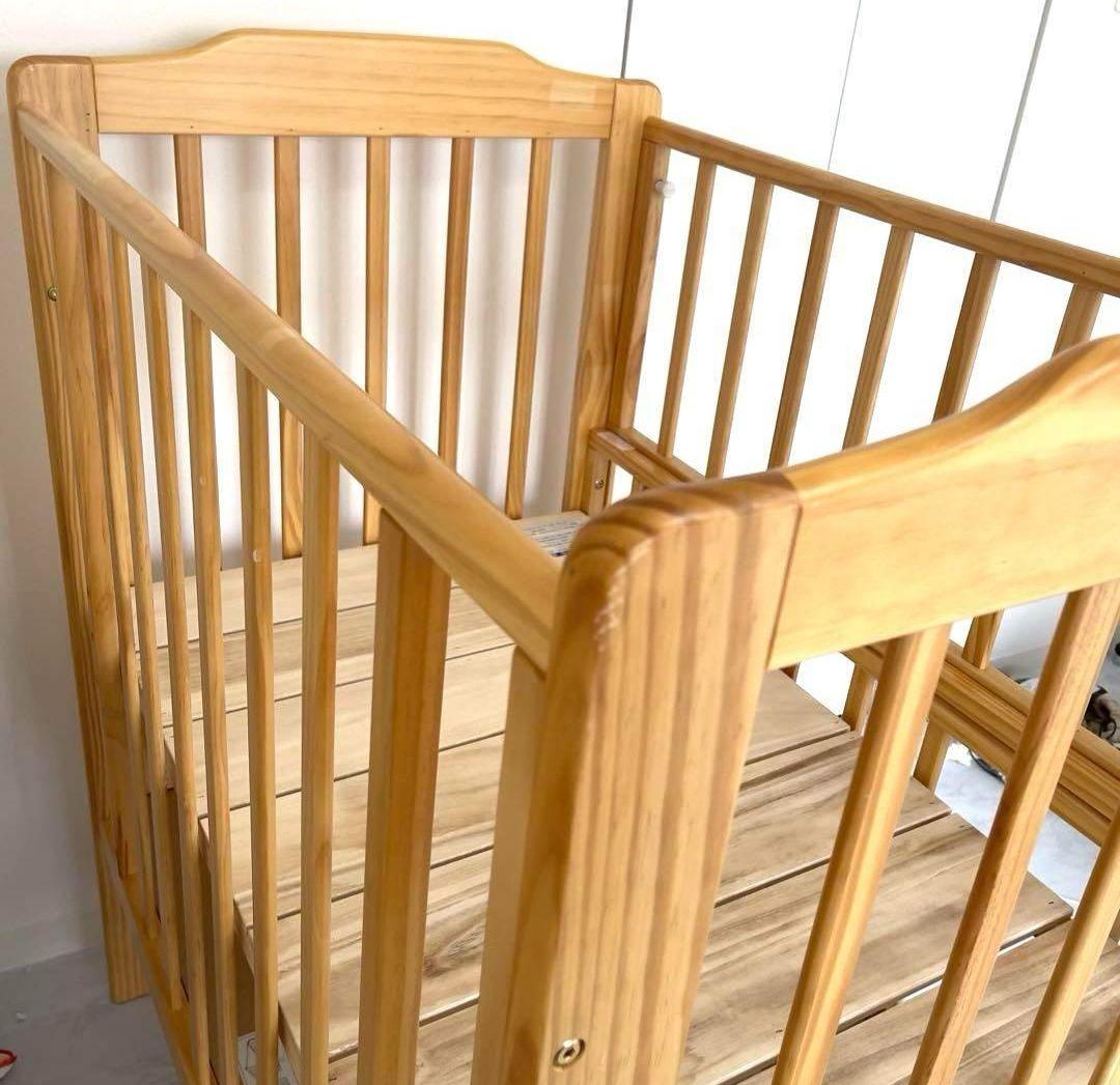 カトージ KATOJI ハイシート ミニベビーベッド （内寸：60×90cm）