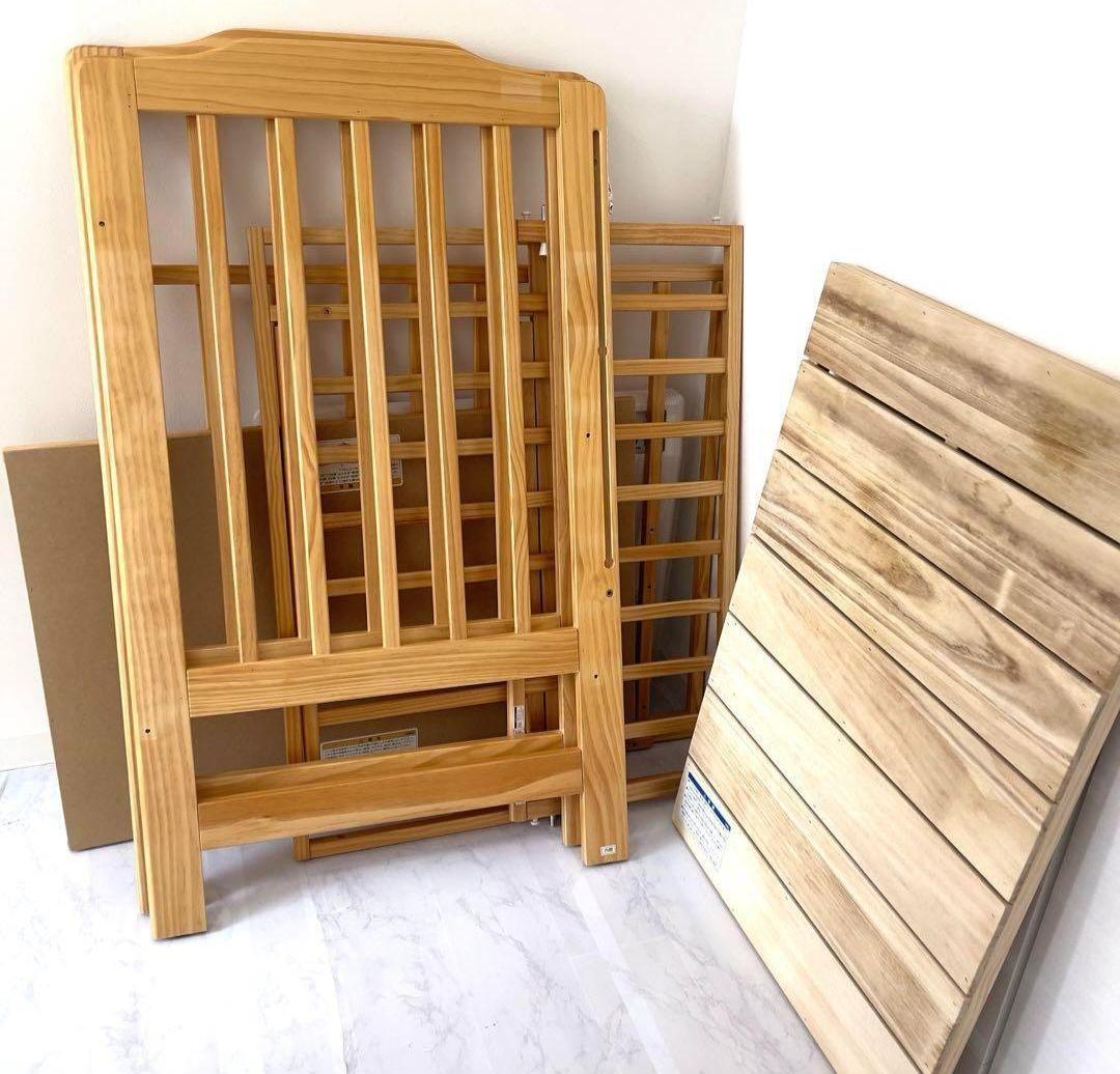 カトージ KATOJI ハイシート ミニベビーベッド （内寸：60×90cm）