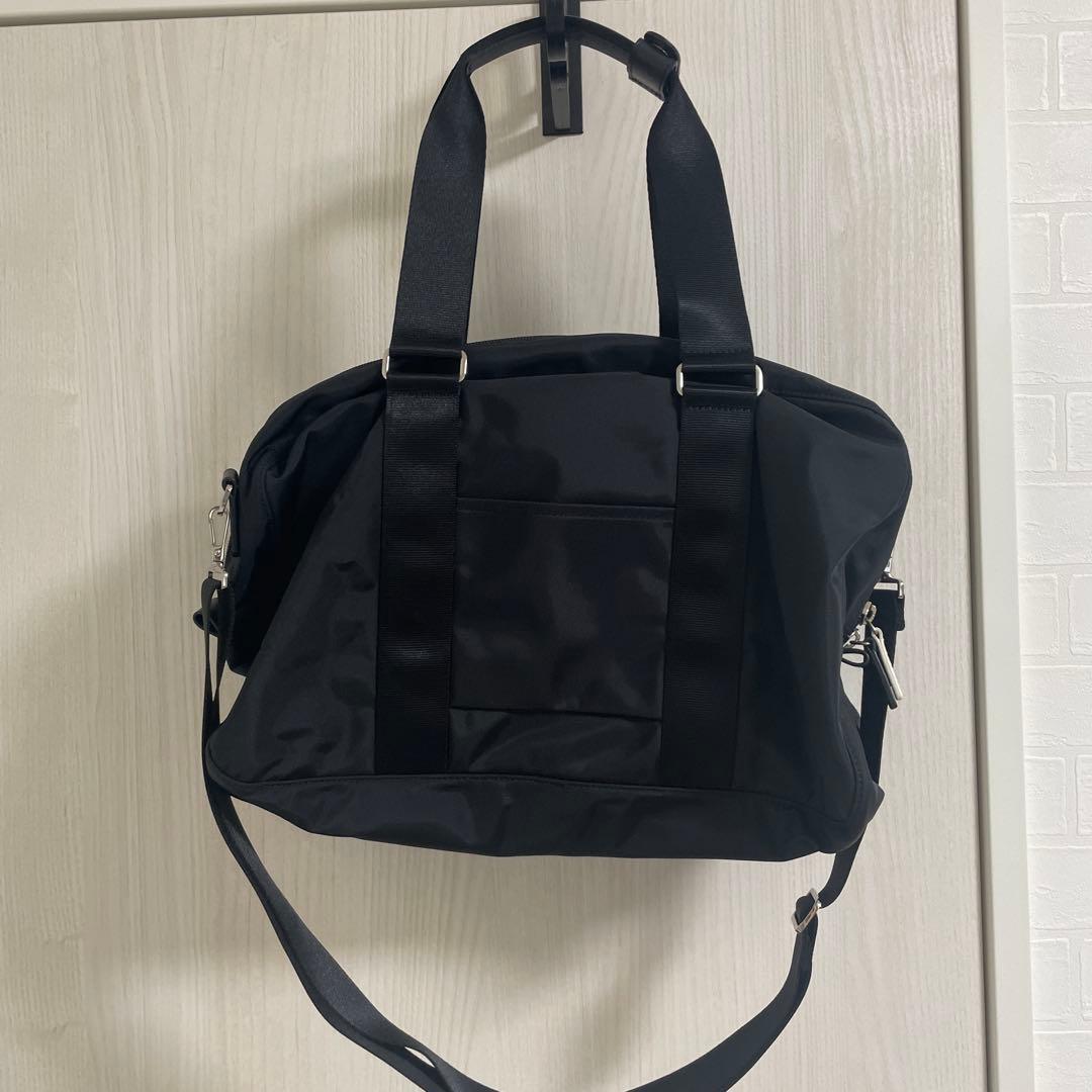 アニエスベー　ブラック ナイロン ビジネスバッグ