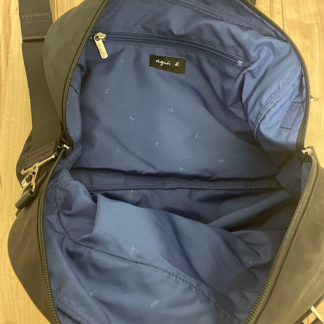 アニエスベー　ブラック ナイロン ビジネスバッグ