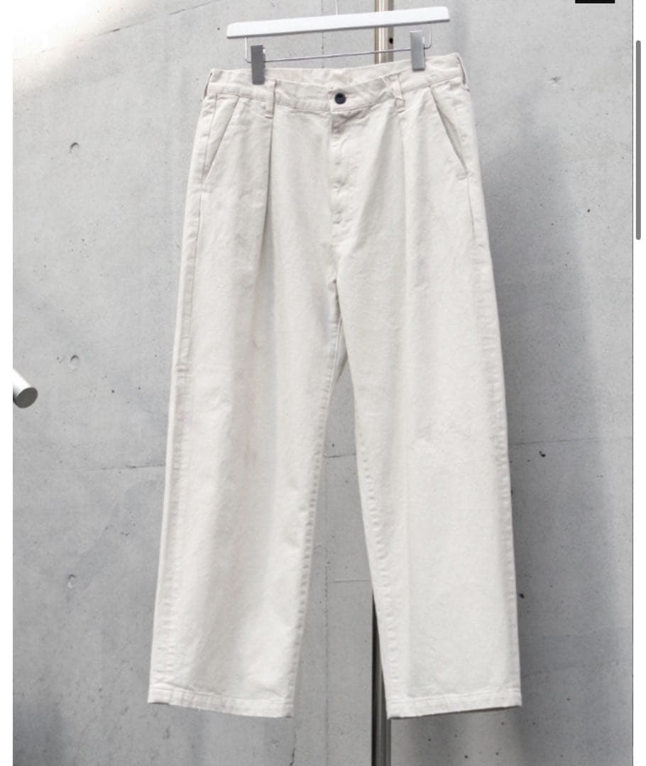 アンセルムPAINTCHINOTROUSERS ANCELLM 2 IVORY