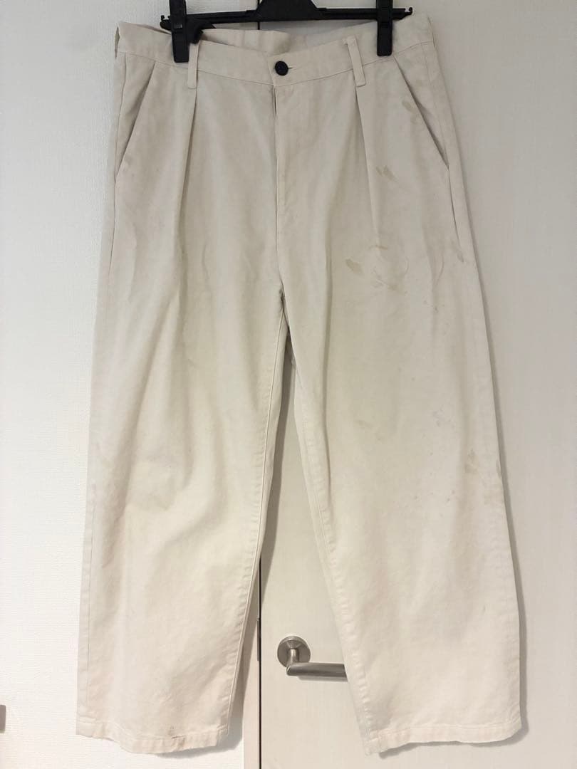 アンセルムPAINTCHINOTROUSERS ANCELLM 2 IVORY