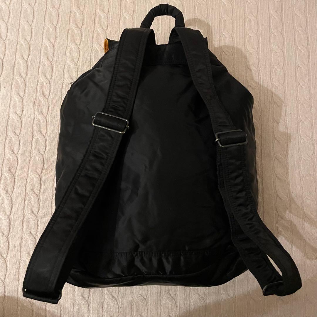 【極美品✨】ポーター タンカー 巾着 リュック バッグパック ブラック