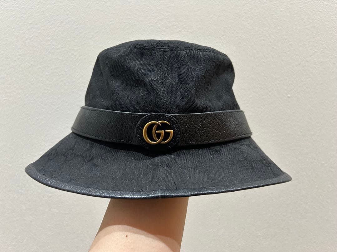 GUCCI GGキャンバスバケットハット