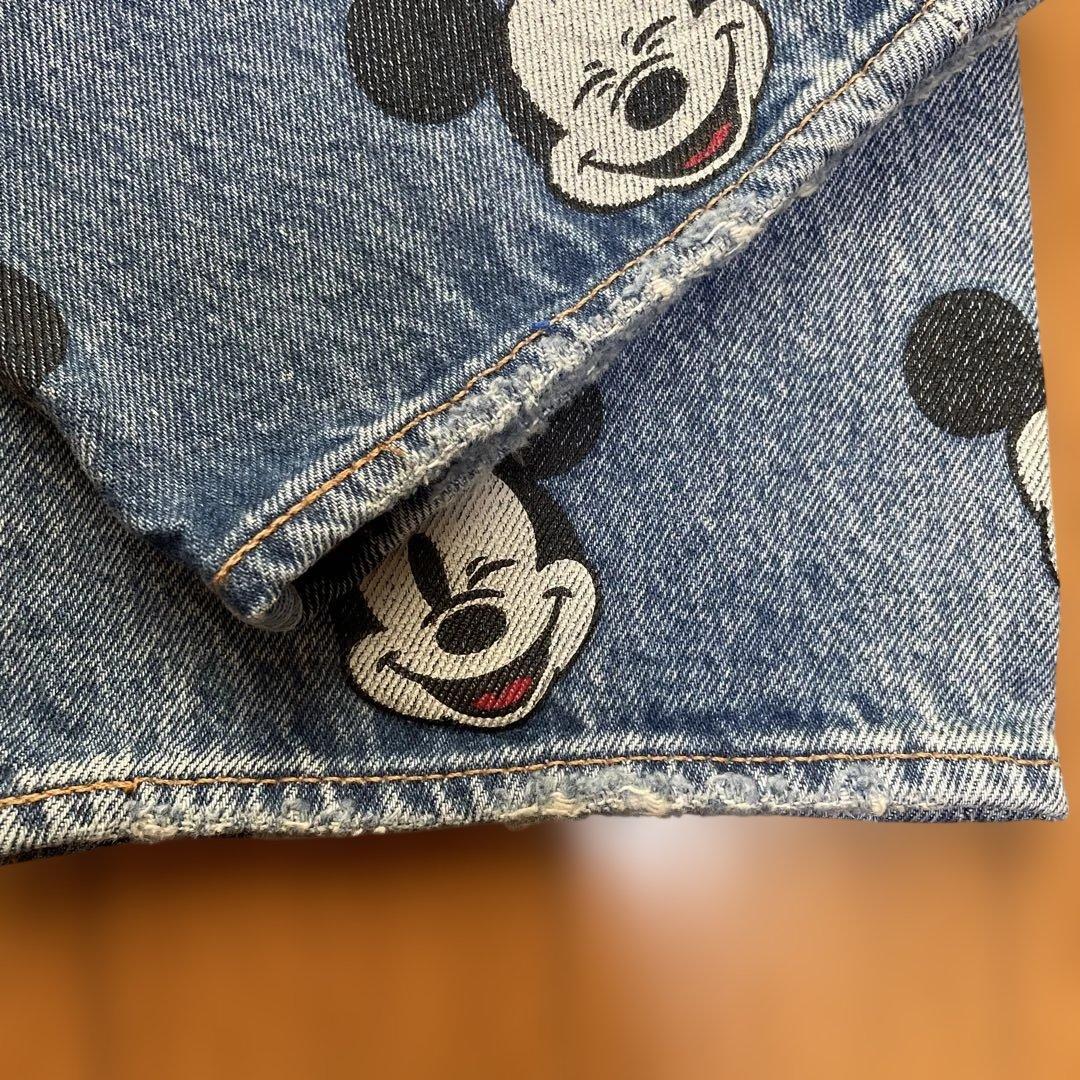 リーバイス×ミッキーコラボ　ボア付きトラッカージャケット&501デニムセットレア