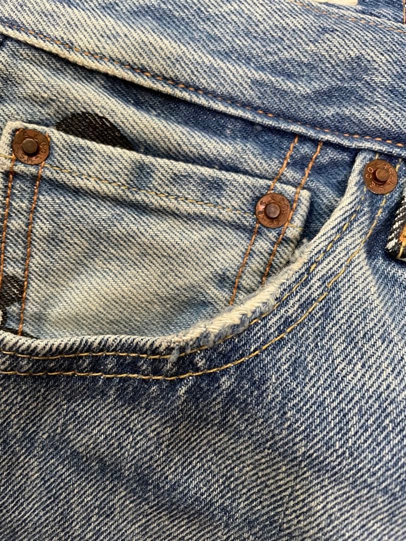 リーバイス×ミッキーコラボ　ボア付きトラッカージャケット&501デニムセットレア