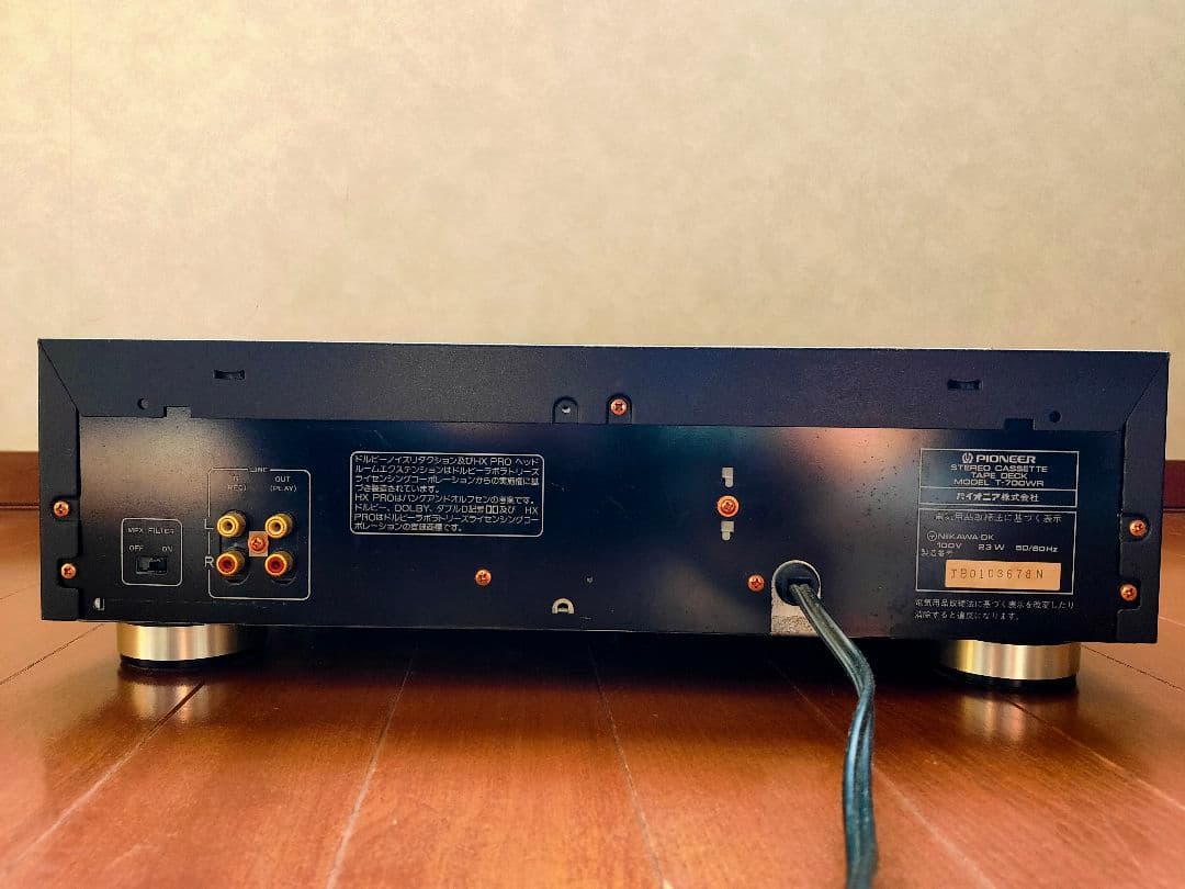 【ドルビーHX PRO】T-700WR カセットデッキ