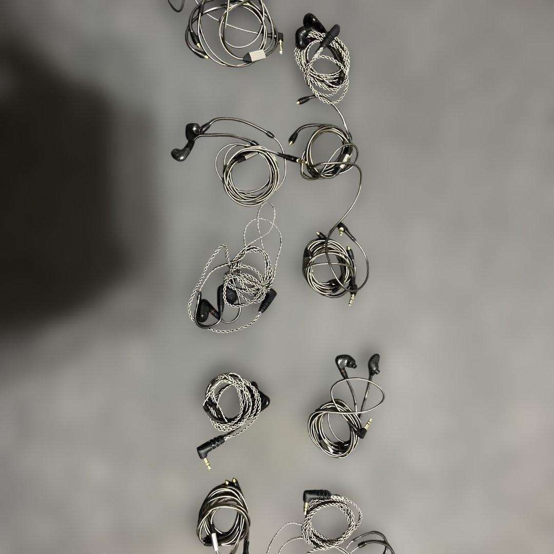 ジャンク　リケーブル可能 有線イヤホンセット