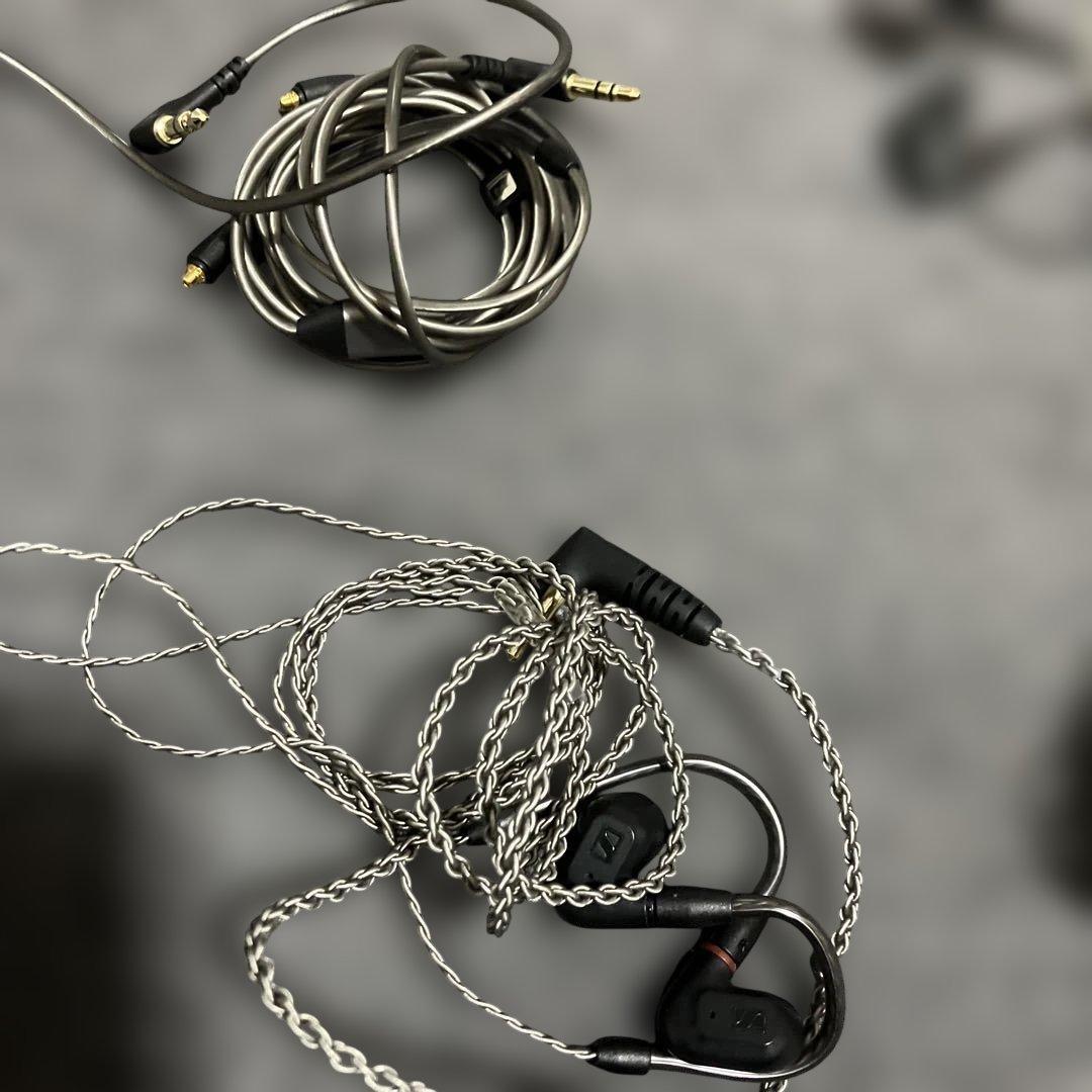 ジャンク　リケーブル可能 有線イヤホンセット