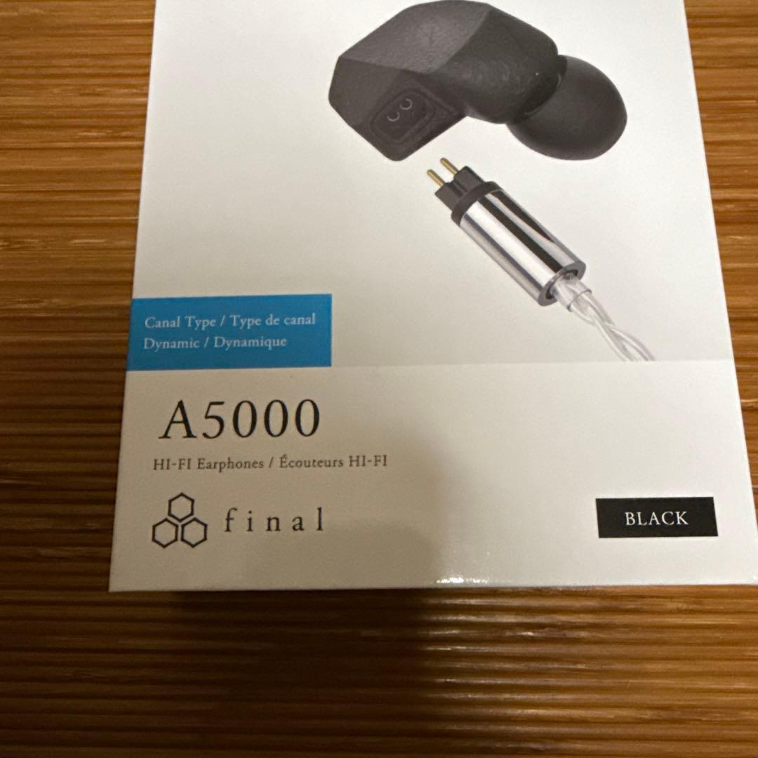 final A5000 ブラック 有線イヤホン