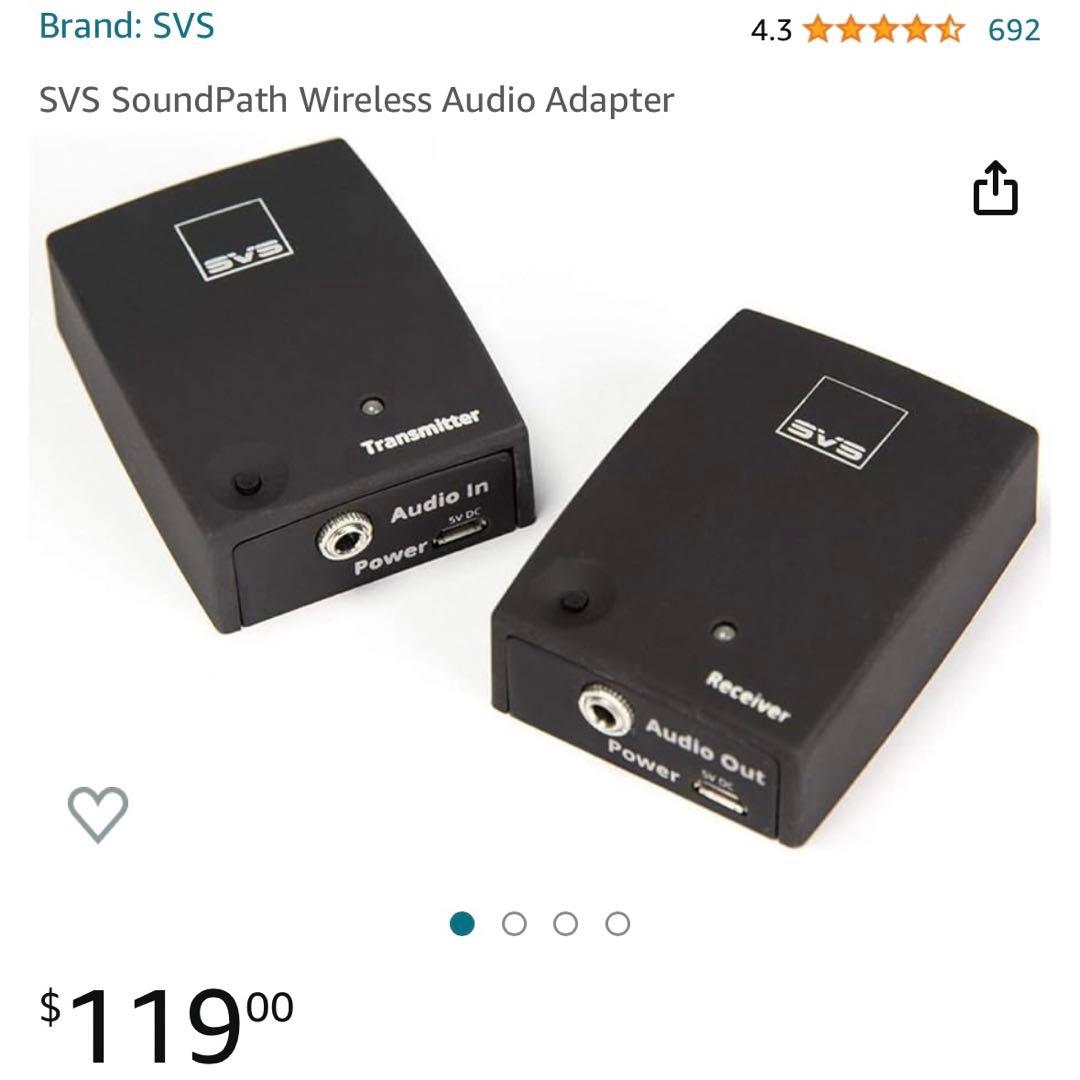 SVS オーディオワイヤレスアダプタ 2.4Ghz 48kHz ホームシアター