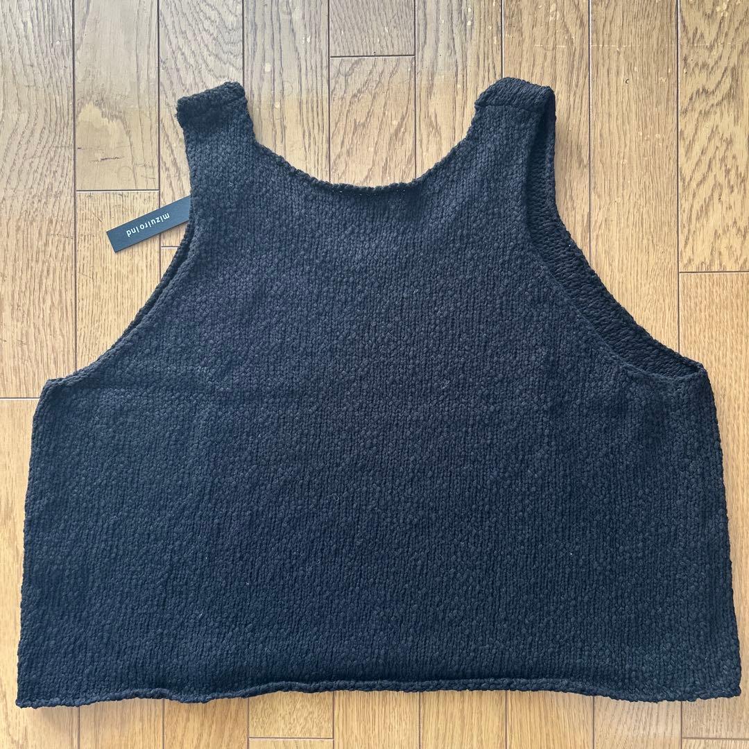 新品 mizuiroind タグ付きミズイロインド ベスト