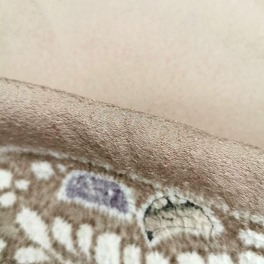 【新品 辻が花】優しいミルクティー色 技巧絞り 訪問着 付け下げ