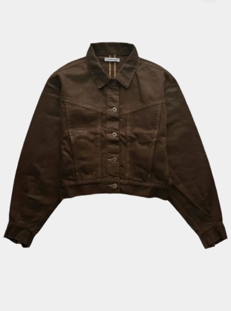 最終値下げSTUDIOR330 ダークブラウンスキニーと デニムジャケットセット