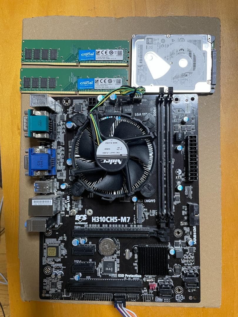 H310CH5-M7 マザーボード i5-8400・メモリーなどオマケ付き