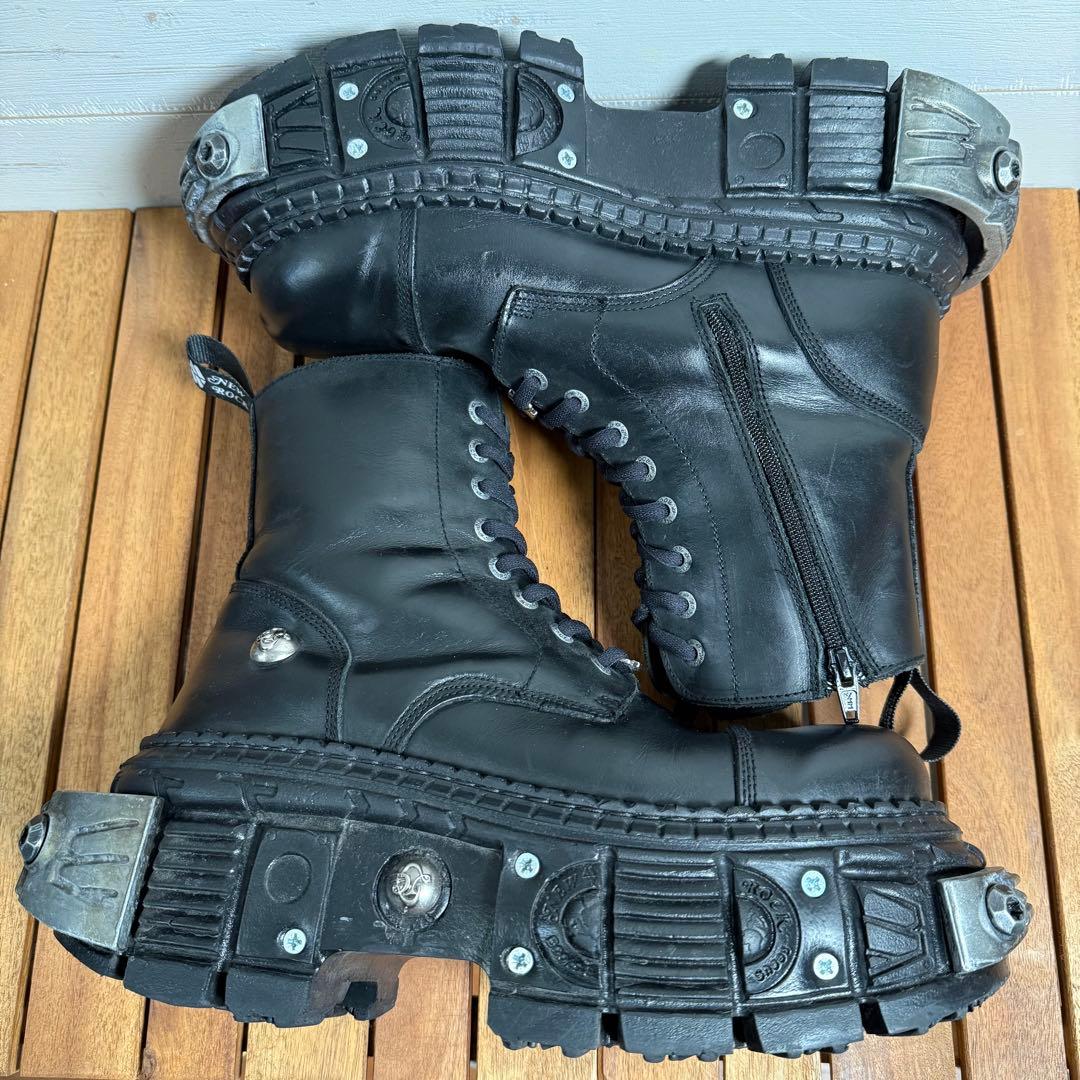 kou 様【41サイズ】NEW ROCK×ROSEN KREUZ 厚底 黒.