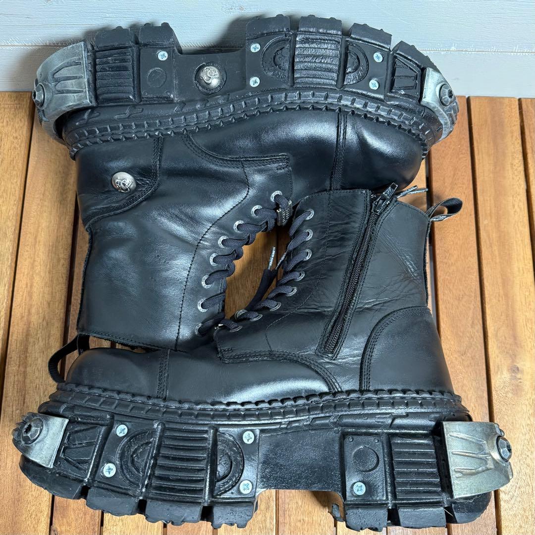 kou 様【41サイズ】NEW ROCK×ROSEN KREUZ 厚底 黒.