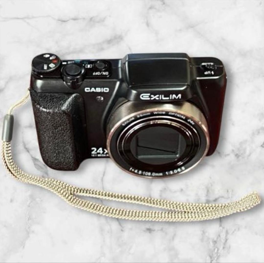 【カシオ】付属品箱付CASIO EXILIM EX-H60/コンデジ/ブラック