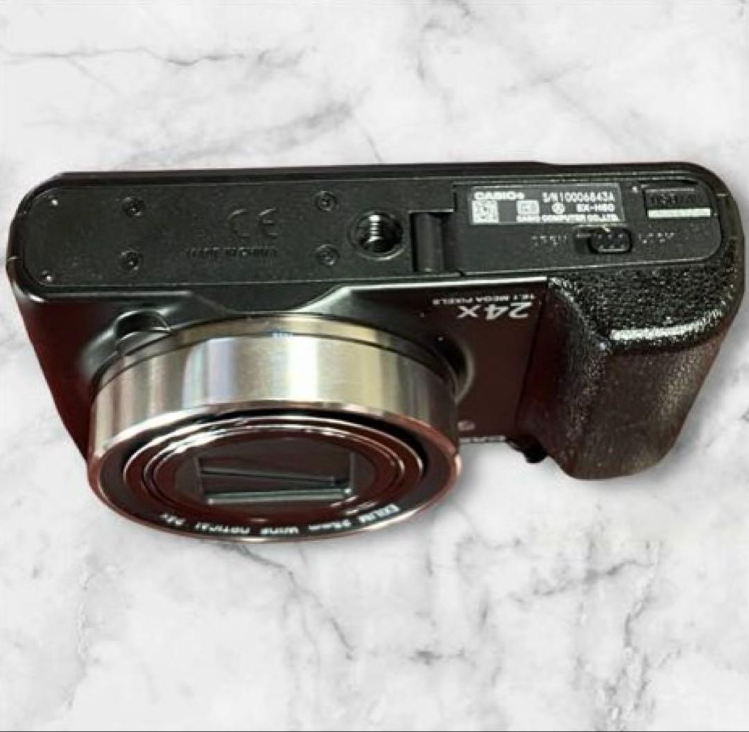 【カシオ】付属品箱付CASIO EXILIM EX-H60/コンデジ/ブラック