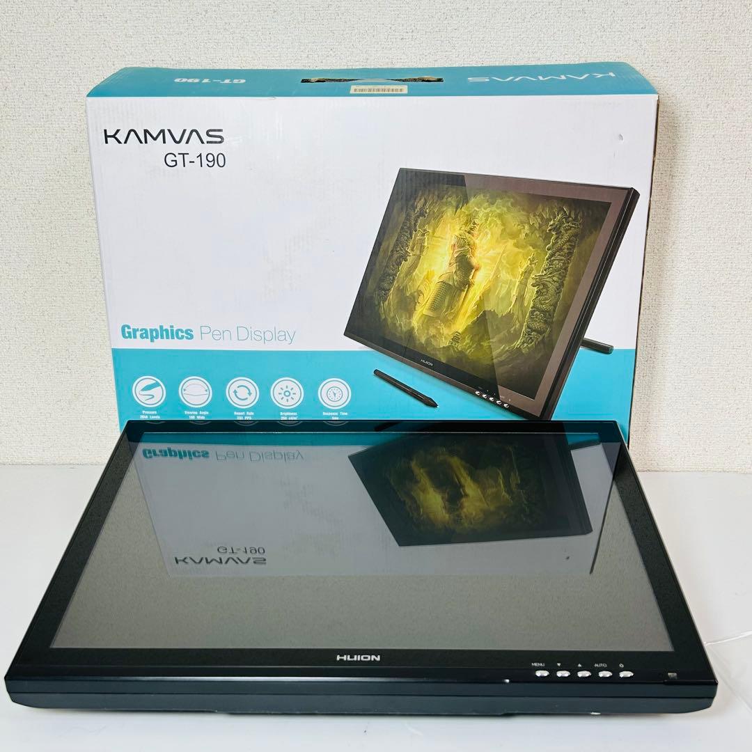 【極美品】19インチ 液晶ペンタブレット HUION KAMVAS gt-190