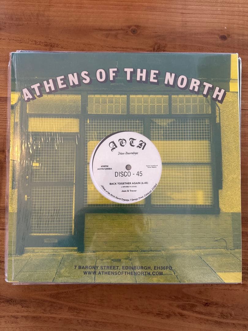 洋楽 Jean & Trevor BACK TOGETHER AGAIN 45RPM