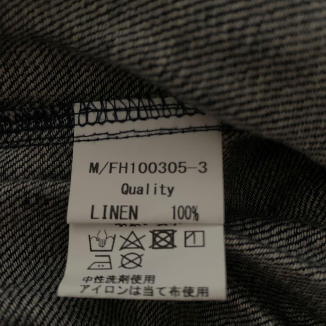 ⑧ イチ アンティークス デニムリネン サルエルパンツ