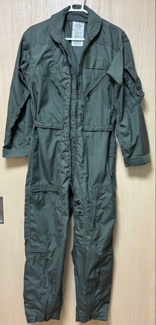 米軍CWU27/P耐火性フライトスーツ 38Sサイズ