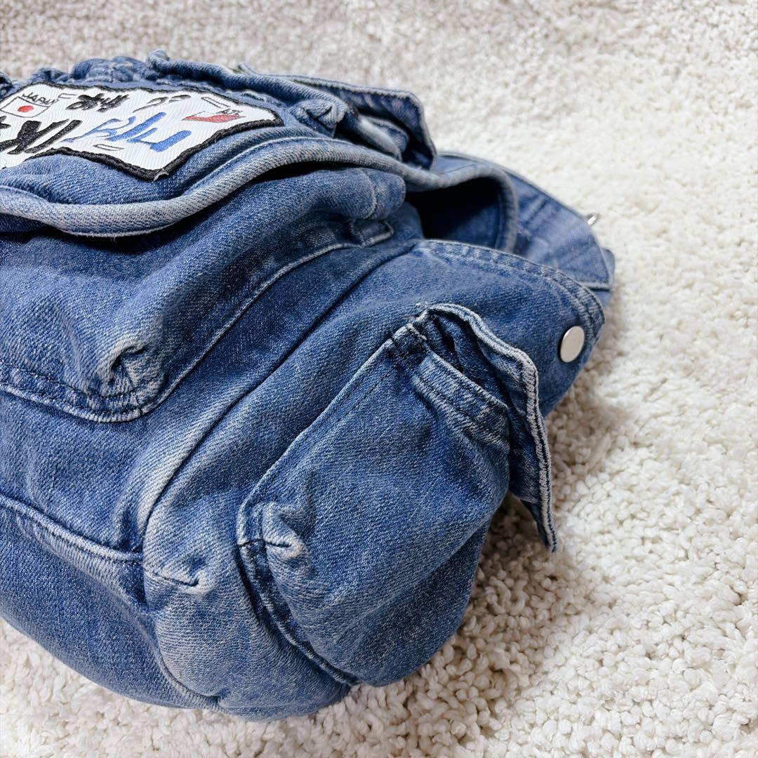 完売品✨XLARGE × Blu Boy ショルダーバッグ コラボ デニム 刺繍