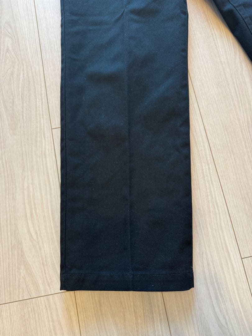 ワコマリア ディッキーズ L 24FW ブラック PLEATED TROUSER