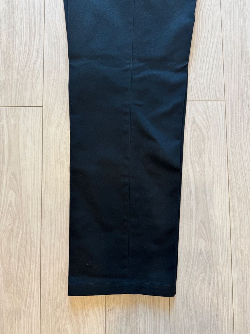 ワコマリア ディッキーズ L 24FW ブラック PLEATED TROUSER