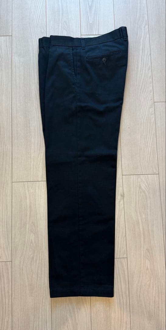 ワコマリア ディッキーズ L 24FW ブラック PLEATED TROUSER