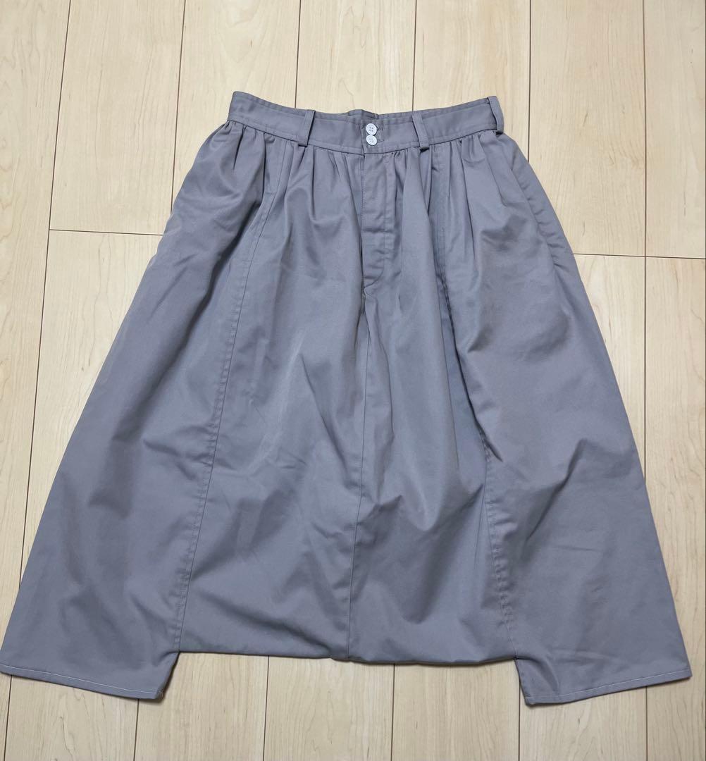 コムデギャルソン　サルエルパンツ　グレーSサイズ