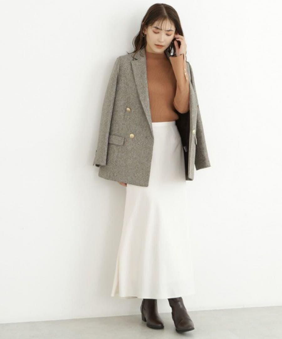 【Oggi掲載】ツィーディーダブルジャケット