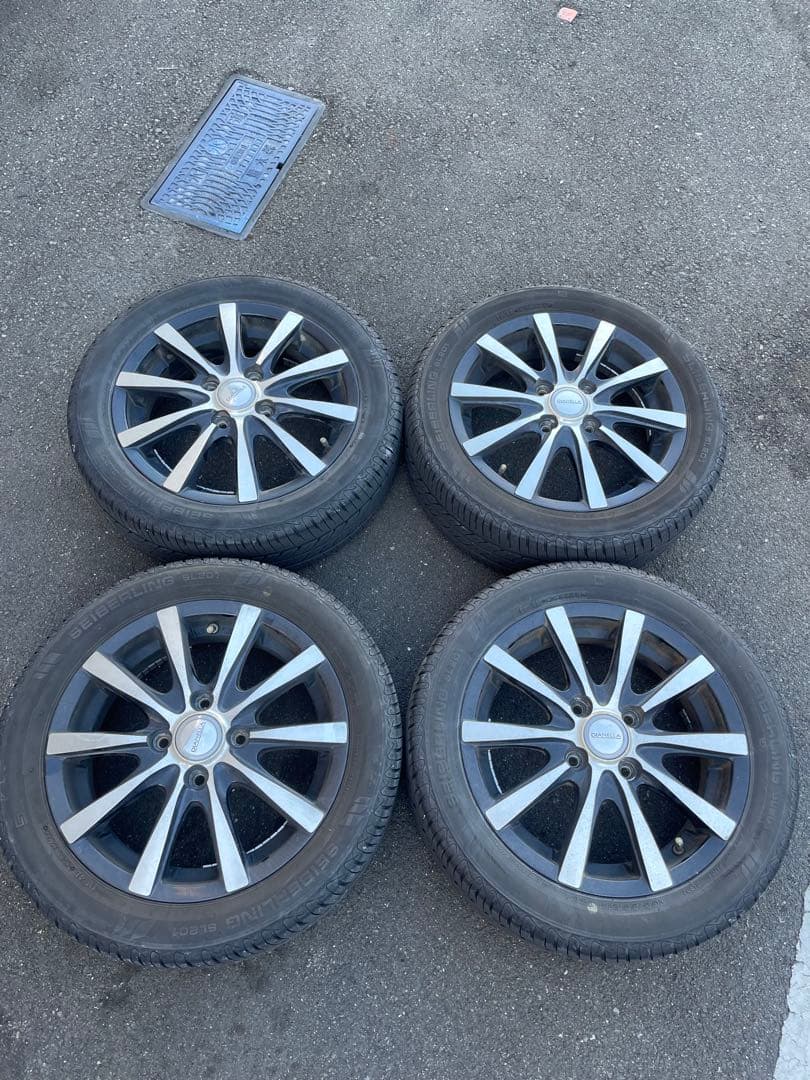 165/55R14 5本スポークホイールセット