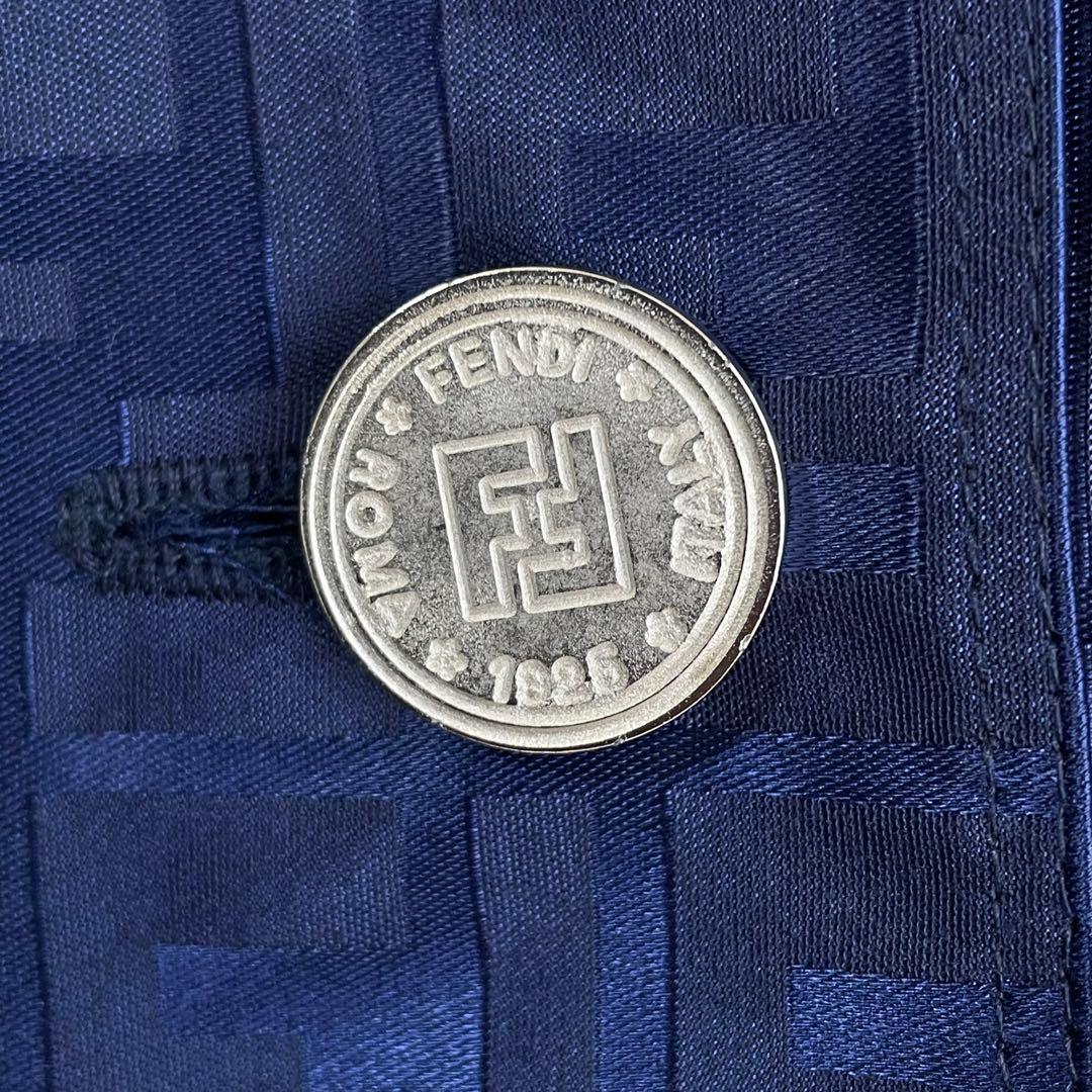 【美品】FENDI フェンディ ロングレインコート ズッカ柄