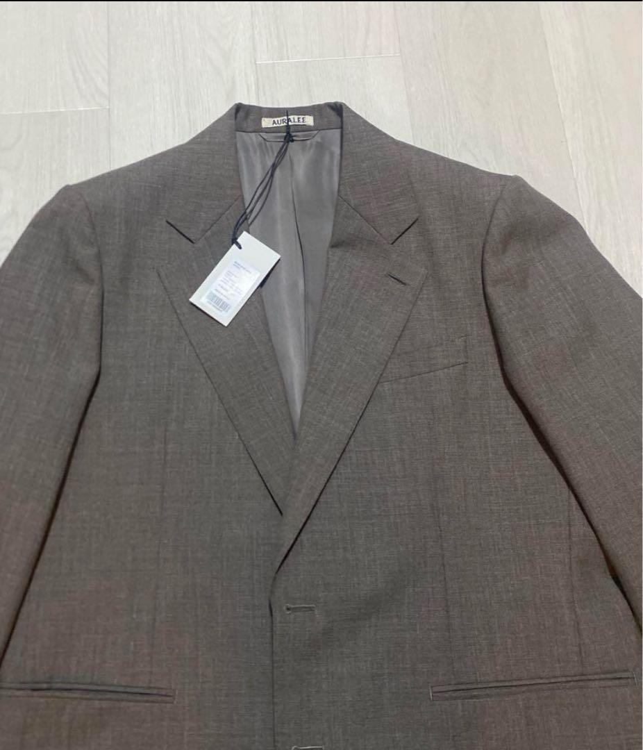 【春セール‼️】 AURALEE BLUEFACEDWOOL 4 テーラード