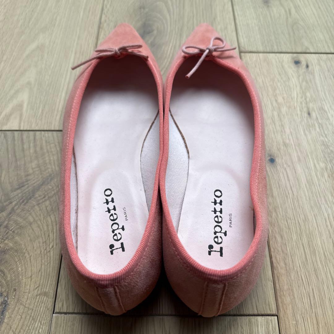 【repetto】レペット ブリジット ピンク フラットシューズ 試着のみの美品