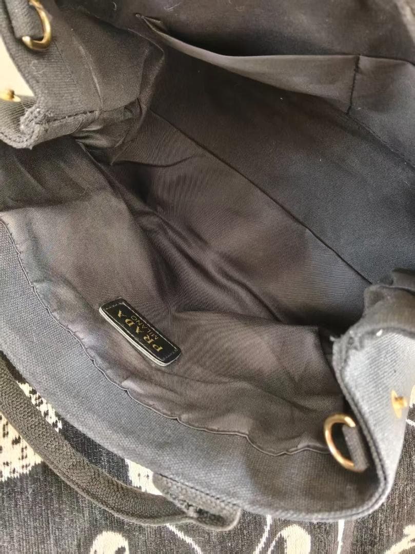 ブラックキャンバスエコバッグiixd