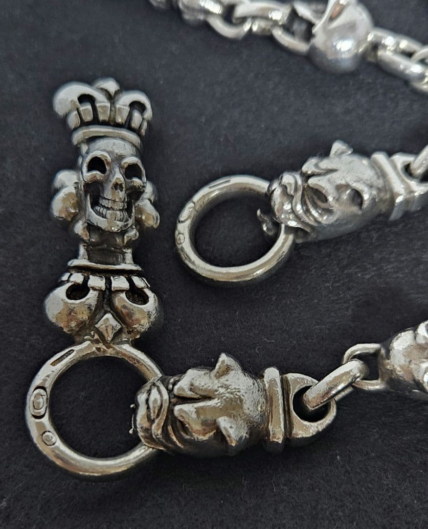 最終値下げ‼ガボールタイプ ウォレットチェーン シルバー925