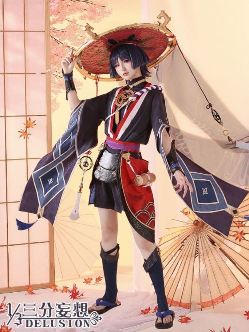 原神 コスプレ 散兵 スカラマシュ 三分妄想 フルセット Sサイズ