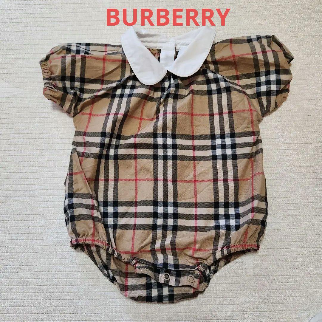 早い者勝ち☆5万相当!!BURBERRY チェックロンパース 68cm
