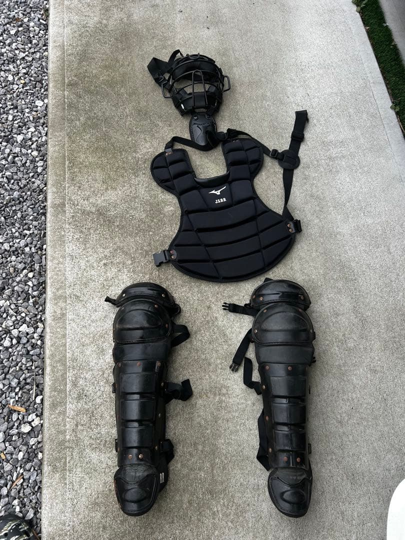 Mizuno JSBB キャッチャー防具セット ブラック