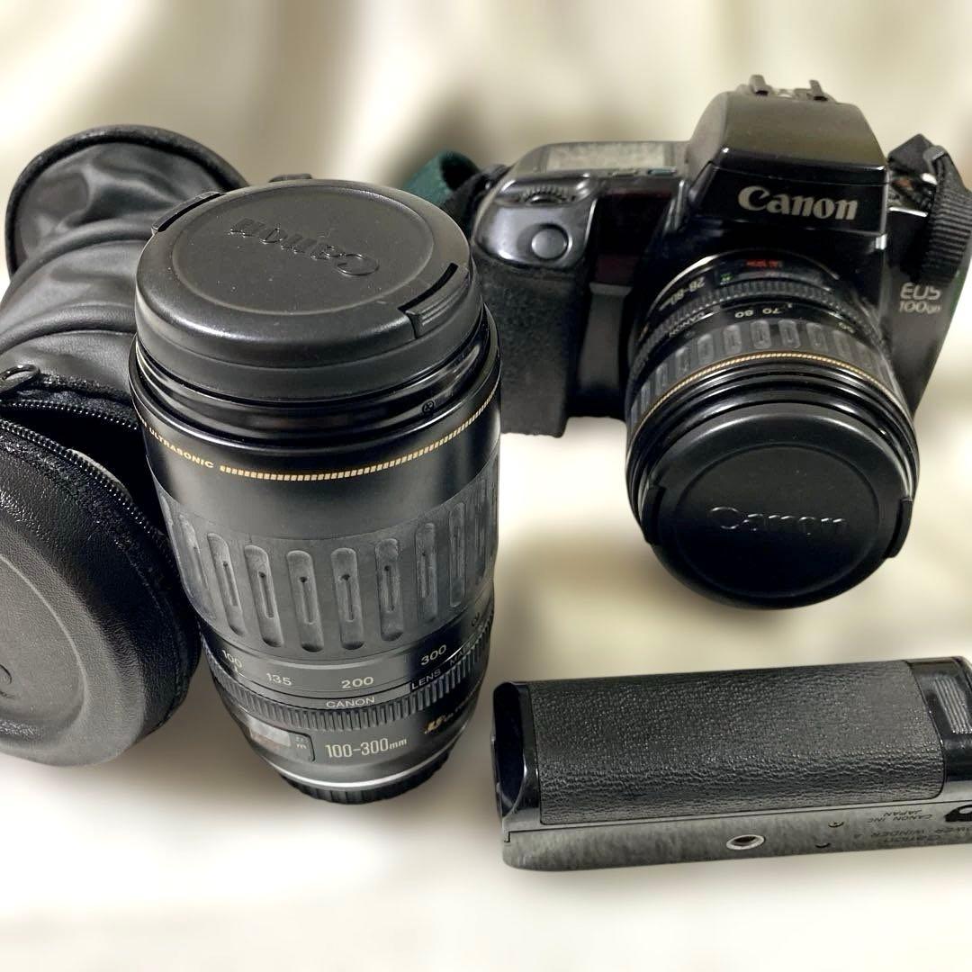 L-28 CANON EOS100QD+付属品　ジャンク　キャノン　工芸品
