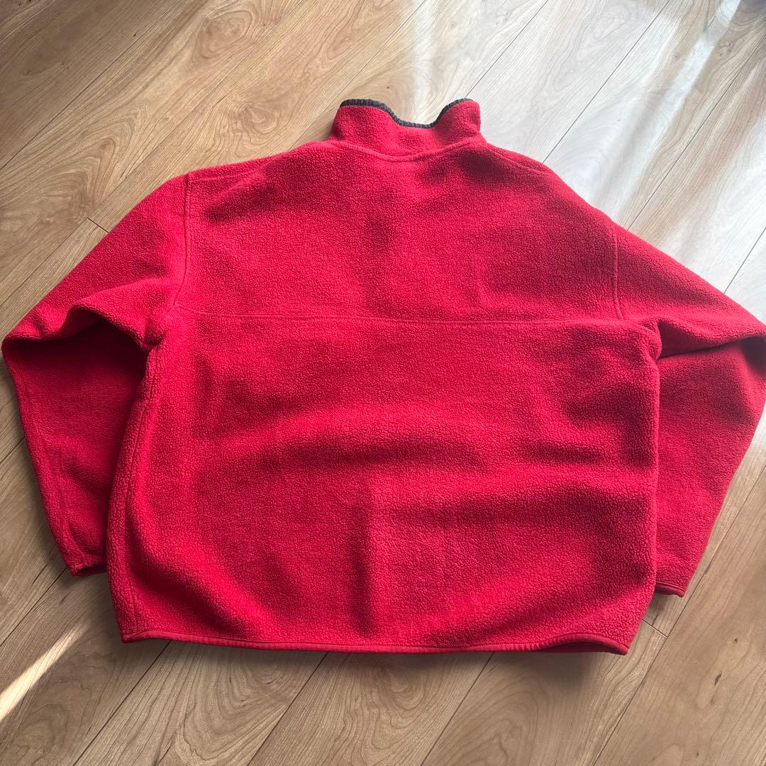 【90s】Patagonia シンチラスナップT ブラック レッド