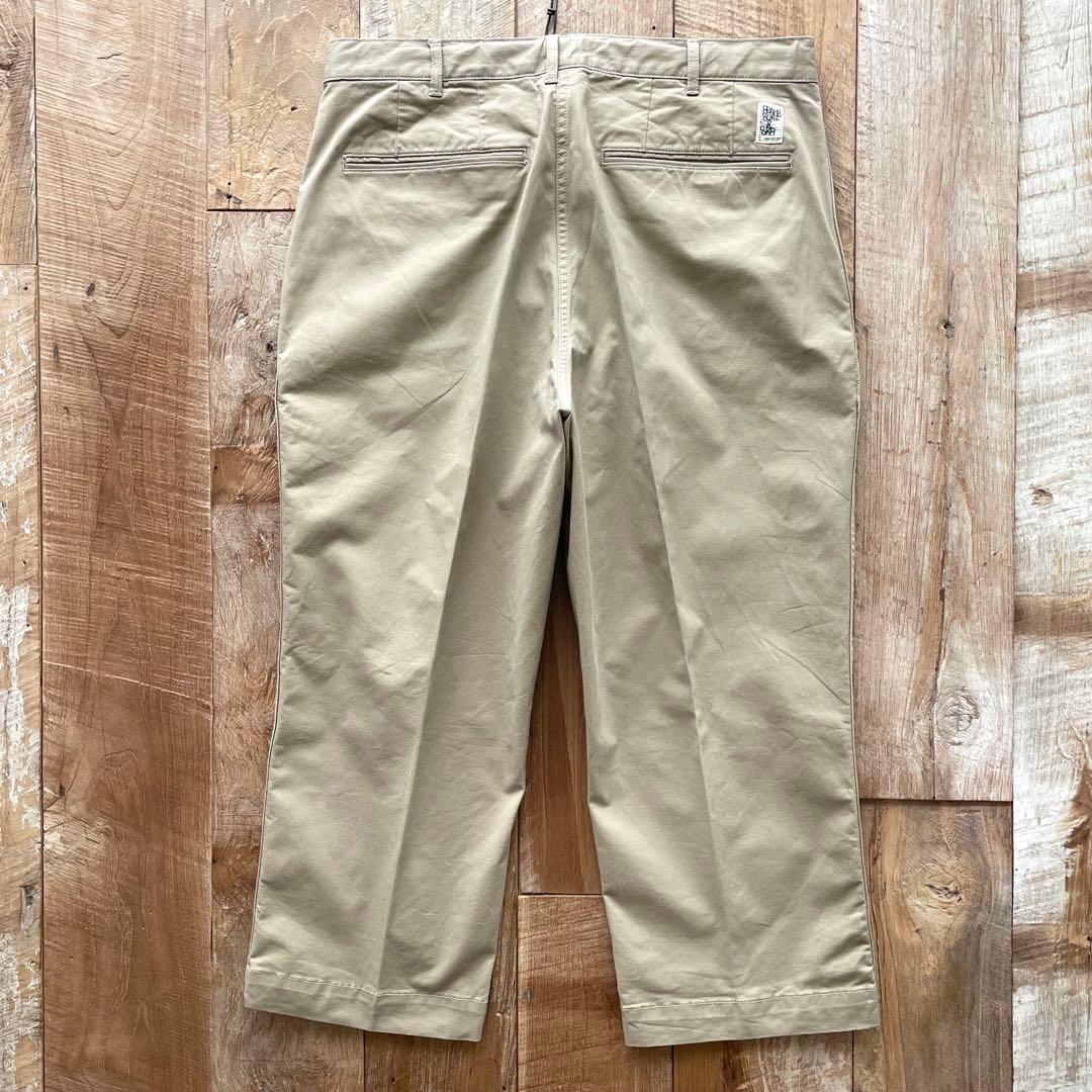 【美品】BEAMS SURF&SK8 SSZ ワイド トラウザーズ パンツ L